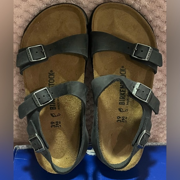 Birkenstock Sonora CT Black Sandals with Buckles size 39 New in box - Picture 4 of 11